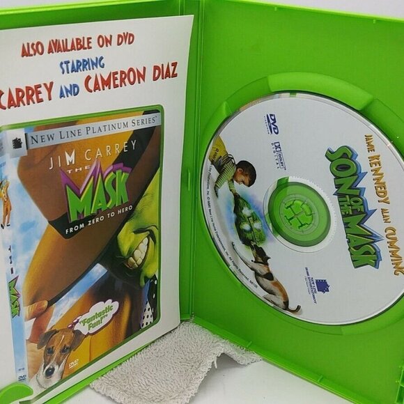 LOT - DVDs - Mask 1994 & Son of the Mask 2005 Jim Carrey Jaimie Kennedy - Picture 6 of 16